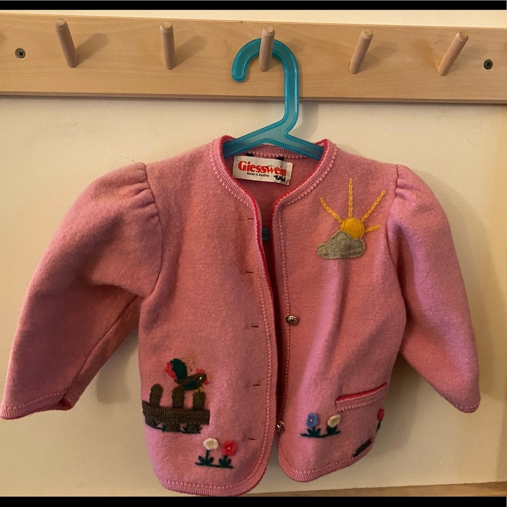 Giesswein Boiled wool jacket for kids size 3 aprox. Made in Austria